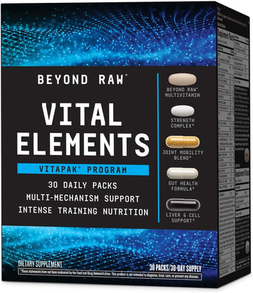 Beyond Raw Vital Elements Vitapak Program (30 Servings)