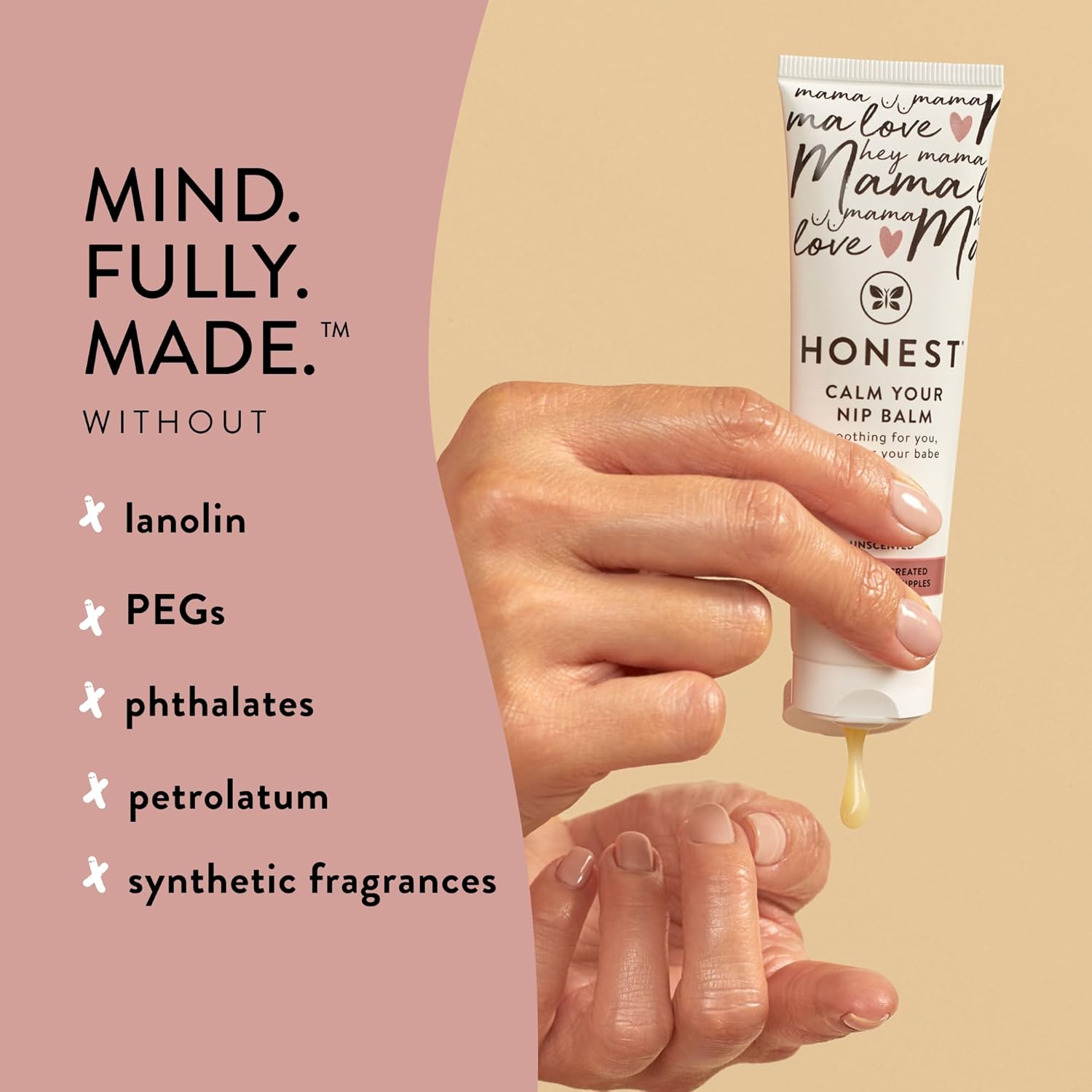 The Honest Company Honest Mama Calm Your Nip Balm | USDA Certified Organic Nipple Cream | 1.75 fl oz : Beauty & Personal Care