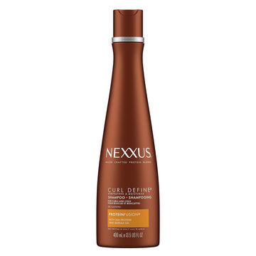 Nexxus Curl Definecurl Define Shampoo Sulfate Free For Curly & Coily Hair With Proteinfusion Curl Enhancer & Strengthening Shampoo 13.5 Oz