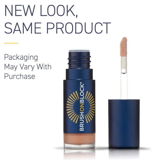Brush On Block Sun Shine Protective Lip Oil Spf 30, Mineral Protection From Uva/Uvb & Blue Light, Hydrating, Cruelty-Free, Gluten-Free, & Vegan, Fig