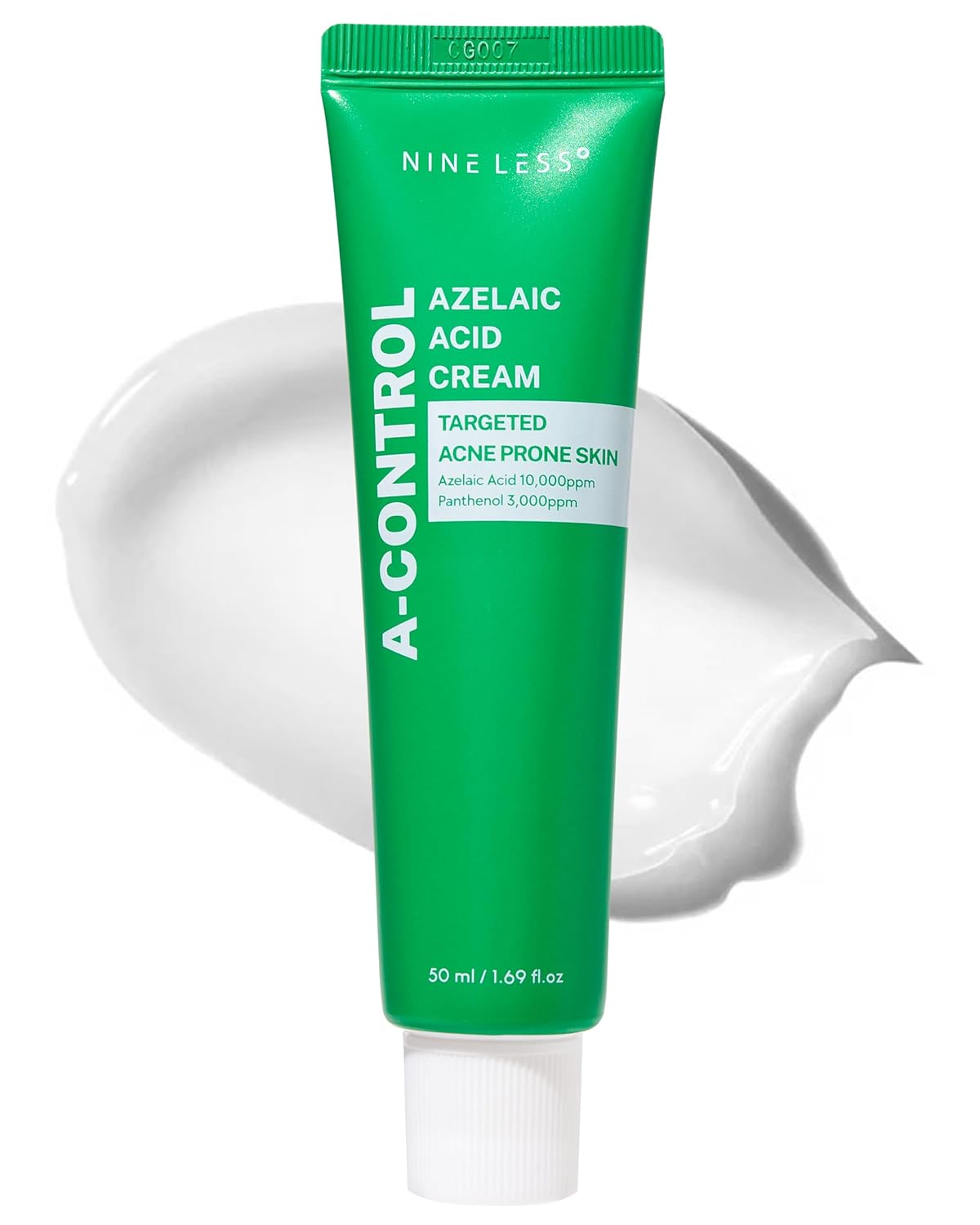 A-Control Azelaic Acid Cream – Korean Blemish Clear Moisturizer For Face - Acne-Fighting & Hydrating For Clearer Skin - Blemish Relief, Soothing Recovery, 1.69Oz