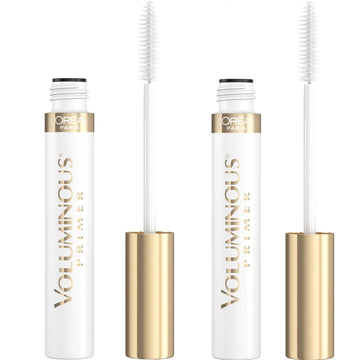 L'Oreal Paris Voluminous Lash Boosting Conditioning Primer Mascara, White Primer, 0.24 Fl Oz., 2 Count