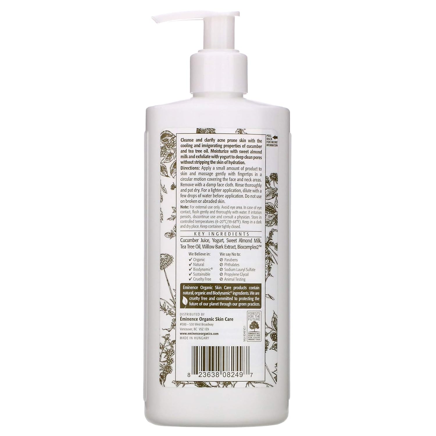 Eminence Clear Skin Probiotic Cleanser, 8.4 Ounce : Beauty & Personal Care