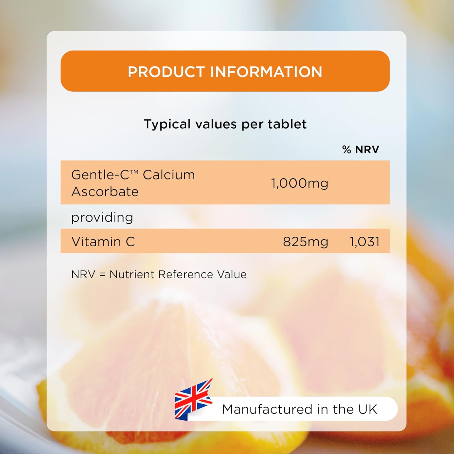 Healthspan Gentle Vitamin C 1,000mg | 120 Tablets | 1,000% NRV | Stomach Friendly Calcium Ascorbate | Immune & Joint Health | Vegan : Amazon.co.uk: Health & Personal Care