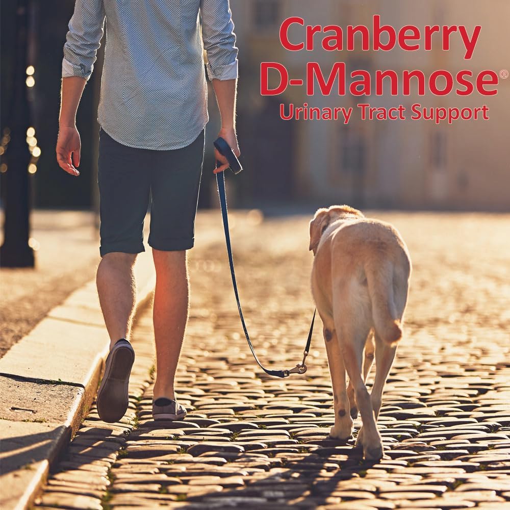 Pet Health Solutions Cranberry D-Mannose Urinary Tract Support - Bladder Health Supplement for Dogs and Cats - 60 Tablets : Pet Supplements : Pet Supplies