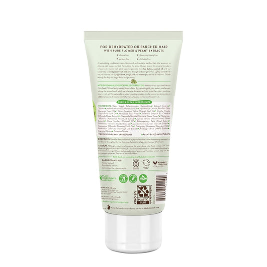 Babo Botanicals Swim & Sport Citrus Mint & Passion Fruit Conditioner - Purifying & Replenishing- Shea Butter & Green Tea - For All Ages - Scented With Citrus And Peppermint Essential Oils