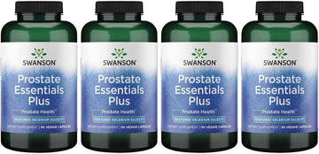 Swanson Prostate Essentials Plus 90 Veg Capsules (4 Pack)