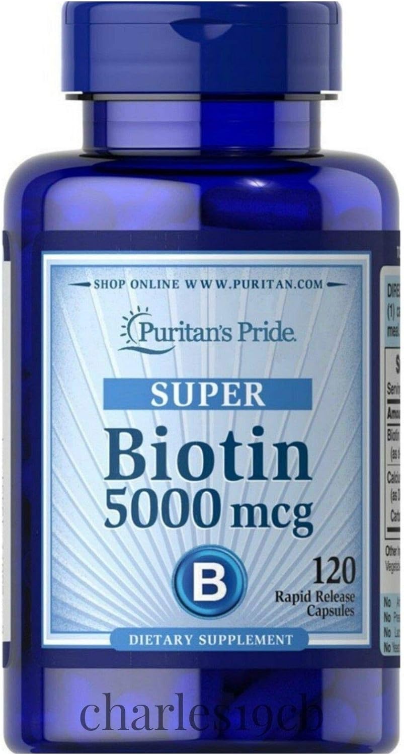 Puritan'S Pride Biotin 5000 Mcg-120 Capsules