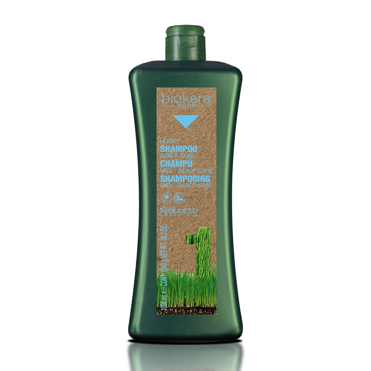 Salerm Biokera Natura Honey Scalp Care Shampoo, 1000 Milliliter