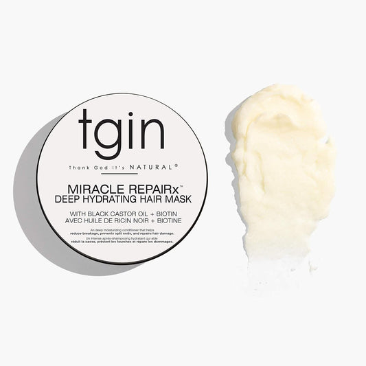 tgin Miracle Repairx Deep Hydrating Hair Mask For Damaged Hair - Dry Hair - Curly Hair - Restore - Repair - Protect