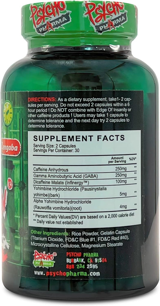Psycho Pharma Far Beyond Driven, For Increased Energy To Burn With Improved Focus, Positive Mood