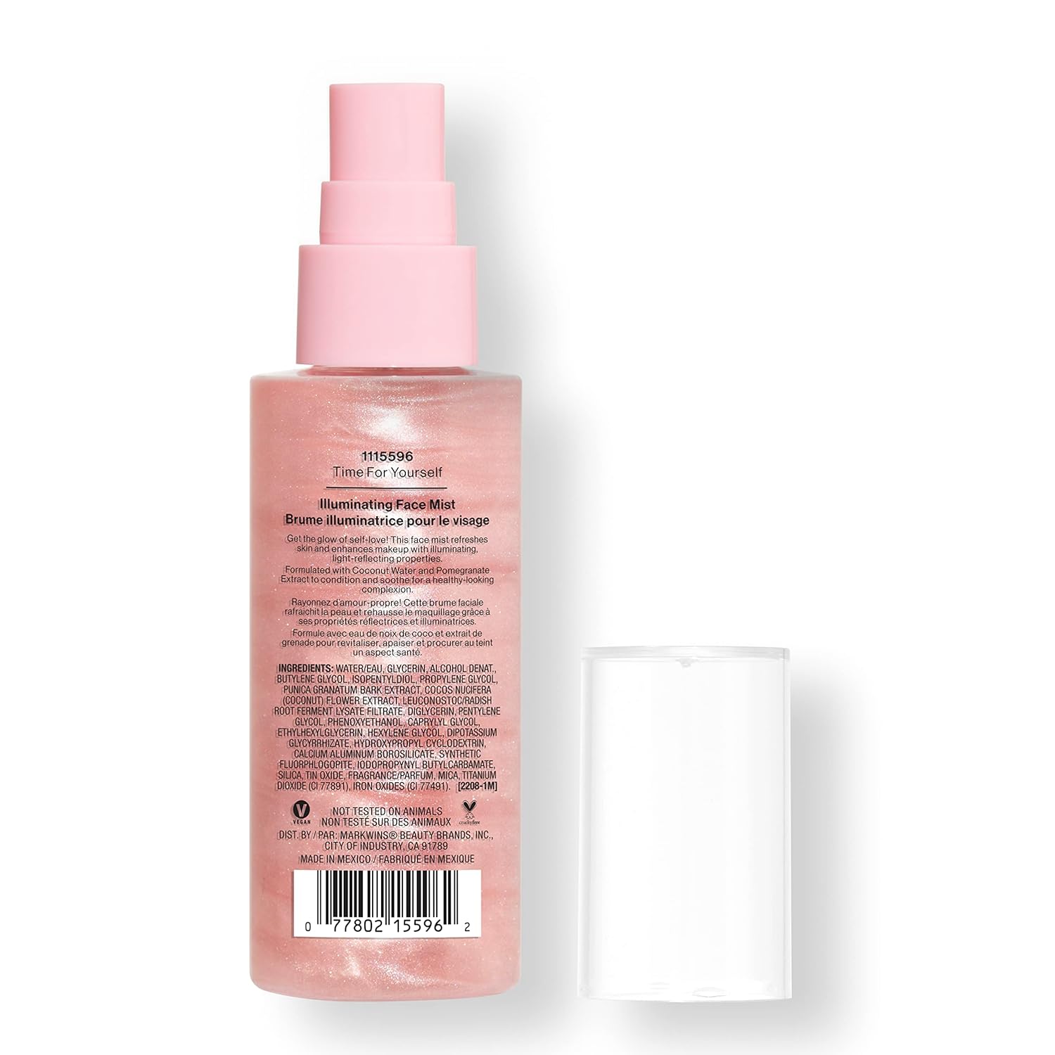 wet n wild Pampered Illuminating Face Mist Self-Love Club : Beauty & Personal Care