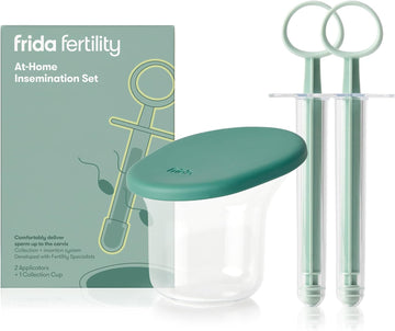 Frida Fertility at-Home Insemination Kit, Developed with Fertility Specialists, Thoughtfully Designed for Conception, Comfort + Minimal Waste, FSA/HSA Eligible, 2 Applicators + 1 Collection Cup