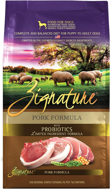 Zignature Pork Limited Ingredient Formula Dry Dog Food 12.5lb