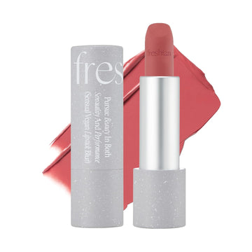 Sensual Vegan Lipstick Blur (08 Sensitive, 0.12Oz) - Long-Lasting Formula, Lightweight Matte Lipstick, Korean Makeup. Shea Cocoa Butter, Vegan