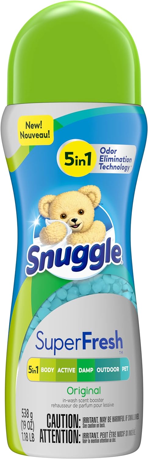 Snuggle in-Wash Scent Booster Laundry Beads, SuperFresh Original, 19 Ounces