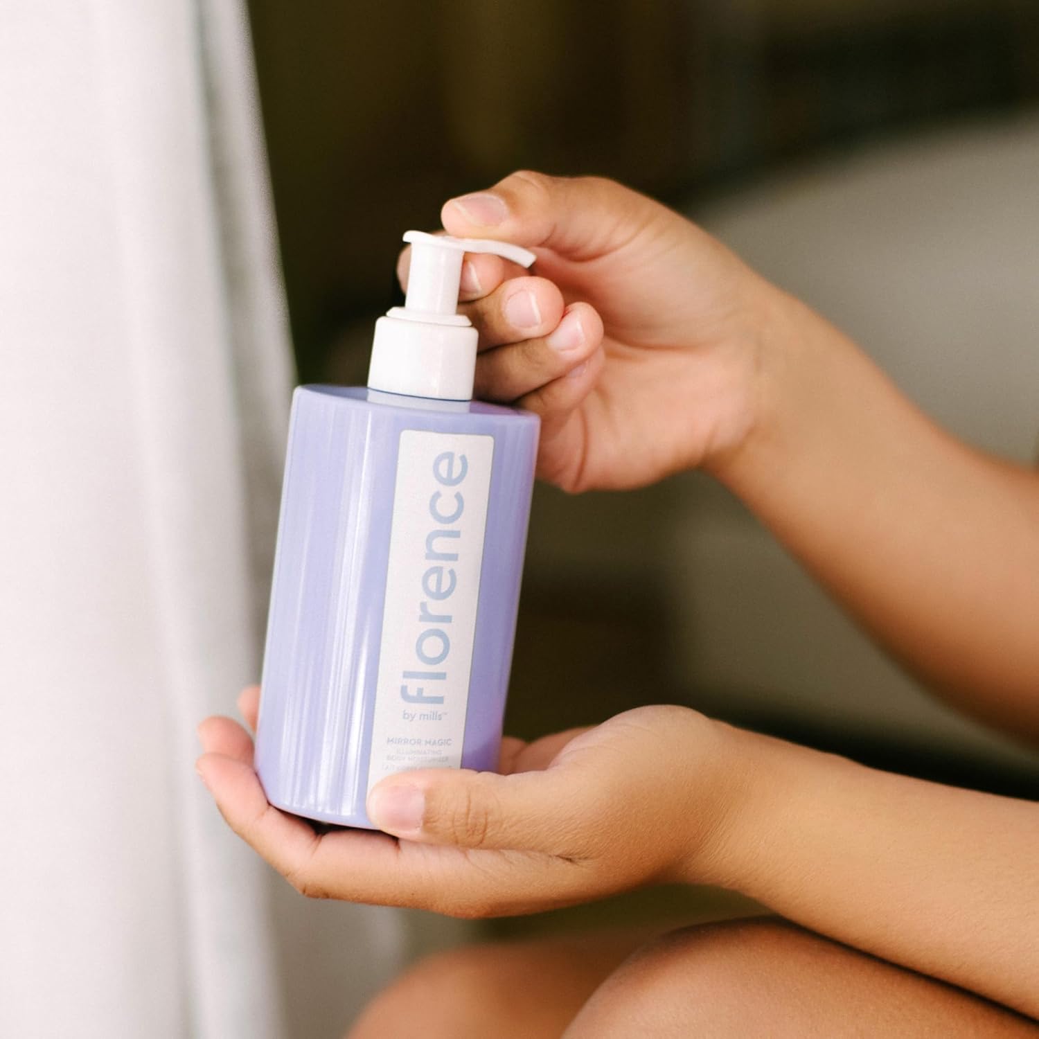 Florence By Mills Mirror Magic Illuminating Body Moisturizer, 10 Oz/ 300Ml : Beauty & Personal Care