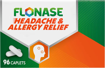 Flonase Headache And Allergy Relief Caplets With Acetaminophen 325 Mg, Chlorpheniramine Maleate 4 Mg And Phenylephrine Hcl 10 Mg Per 2 Caplet Dose - 96 Caplets