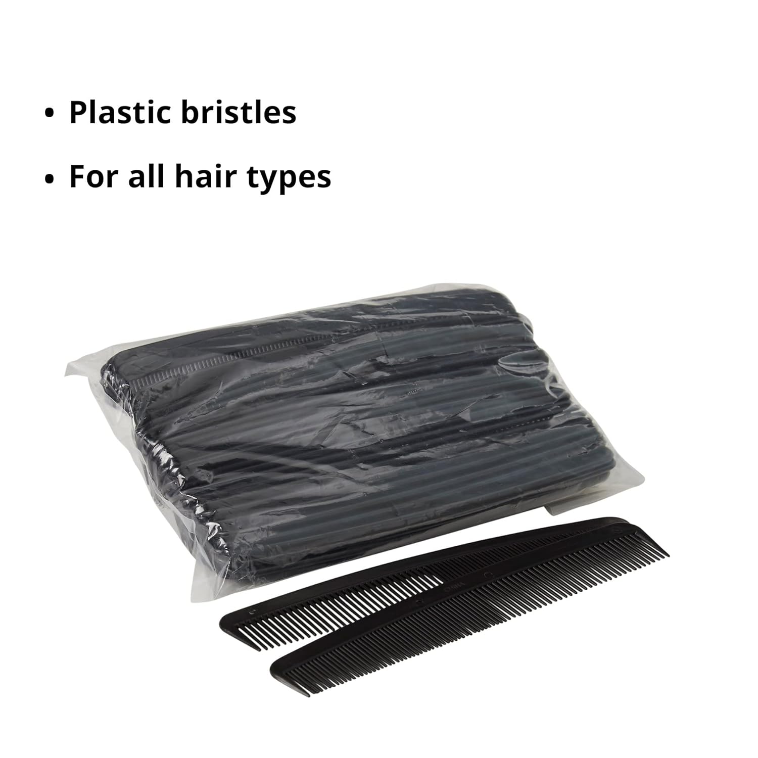 Mckesson Plastic Hair Comb, Single Patient Use, Black, 7 In, 36 Count : Health And Personal Care : Beauty & Personal Care