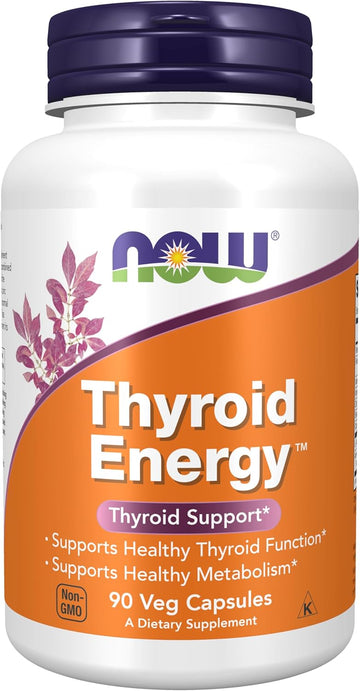 Now Foods Supplements, Thyroid Energy™, Iodine And Tyrosine Plus Selenium, Zinc And Copper