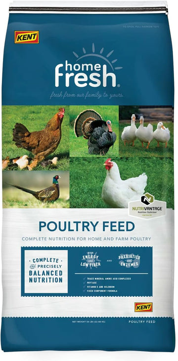 Chicken Feed | Complete Nutrition For Home And Farm Poultry, High Energy And Low Fiber Chicken Food, Poultry Finish, Pellets | 50 Pound Bag