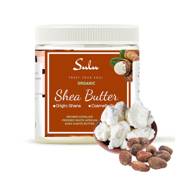 Sulu Organics Usda Certified Organic Expeller Pressed White Refined Shea Butter (16 Oz/1 Lb)