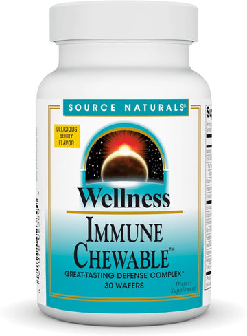 Source Naturals Wellness Immune Chewable Defense Complex* - 30 Chewables Wafers