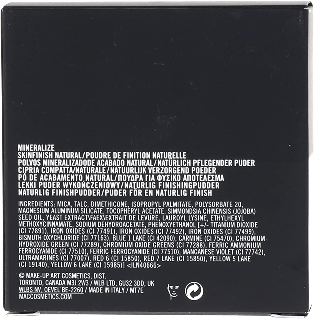 Mac Mineralize Skinfinish Natural - Medium Dark For Women 0.35 Oz Powder