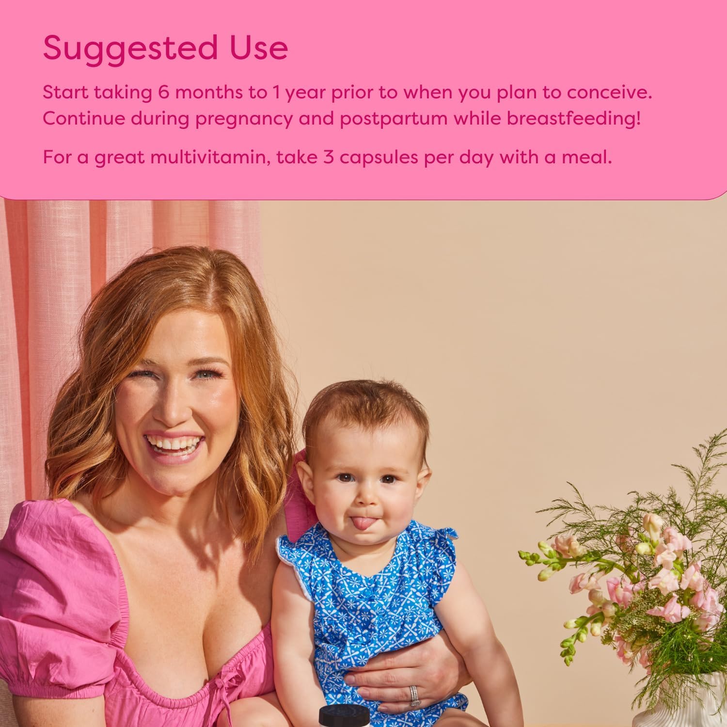 Gutpersonal The Prenatal Supplement, Alleviates Morning Sickness And Contains Essential Nutrients Formulated To Be The Complete Prenatal And Postnatal Support - 180 Capsules : Health & Household