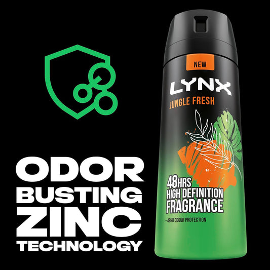 Lynx Jungle Fresh Body Spray 250 Ml