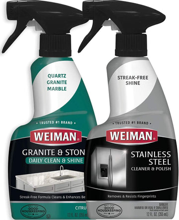 Weiman Stainless Steel & Granite Cleaner - 12 Ounce