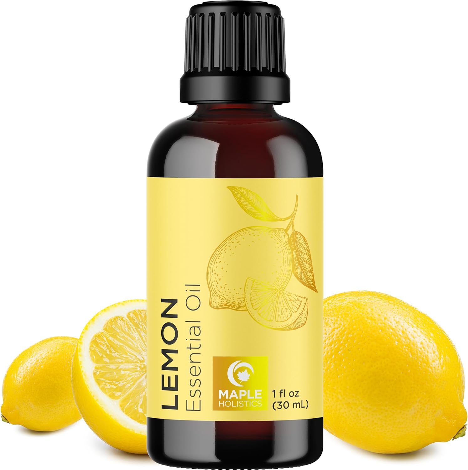 Pure Aromatherapy Lemon Essential Oil - Refreshing Lemon Oil Essential Oil For Hair Skin And Nails Plus Aromatherapy Essential Oil For Diffusers For Home And Travel - Cleansing Citrus Essential Oil