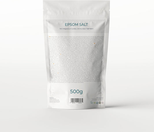 Mystic Moments Epsom Fine Bath Salt, 500G