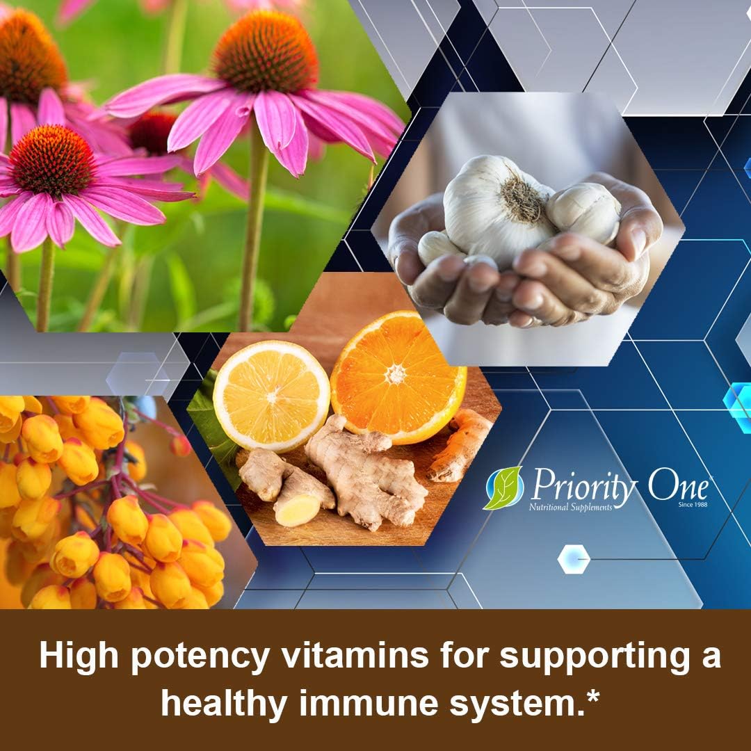 Priority One Vitamins Chlorella 180 Vegetarian Capsules Healthy Immune System Support* : Health & Household
