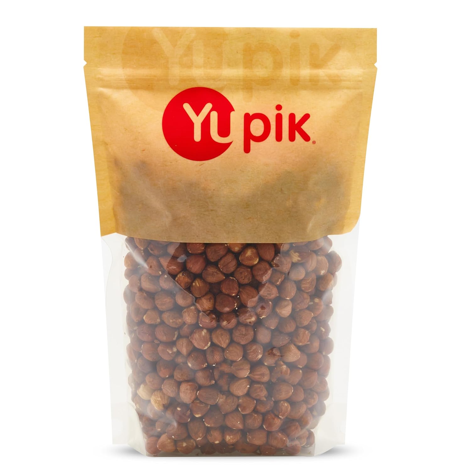 Yupik Raw Hazelnuts, 2.2 Lb, Gluten-Free, Kosher, Filberts, Whole Nuts With Skin, Unsalted, Unroasted, Oil-Free, Source Of Fiber & Iron, Healthy Snacks, Ideal For Baking & Cooking