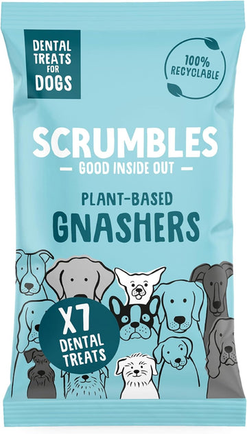 Scrumbles Gnashers Daily Dental Sticks for Dogs, Pack of 7