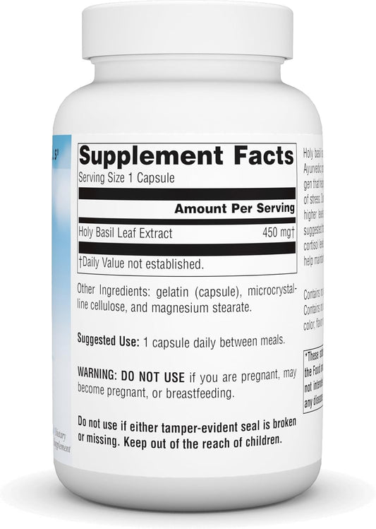 Source Naturals Holy Basil Extract, Adrenal Support* 450Mg -120 Capsules