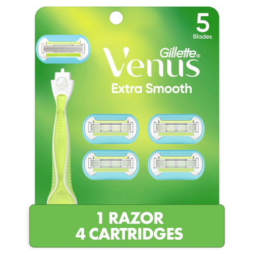 Venus Extra Smooth Women'S Razor Handle + 4 Blade Refills