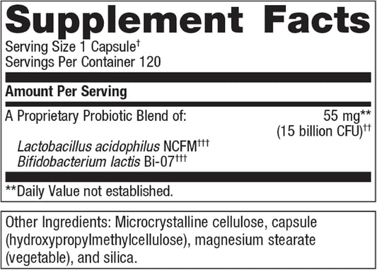 Metagenics Ultraflora Balance Probiotic - Probiotics For Digestive Health* - Immune Support Supplement* - Gastrointestinal Support* - Probiotic Supplement - 120 Capsules