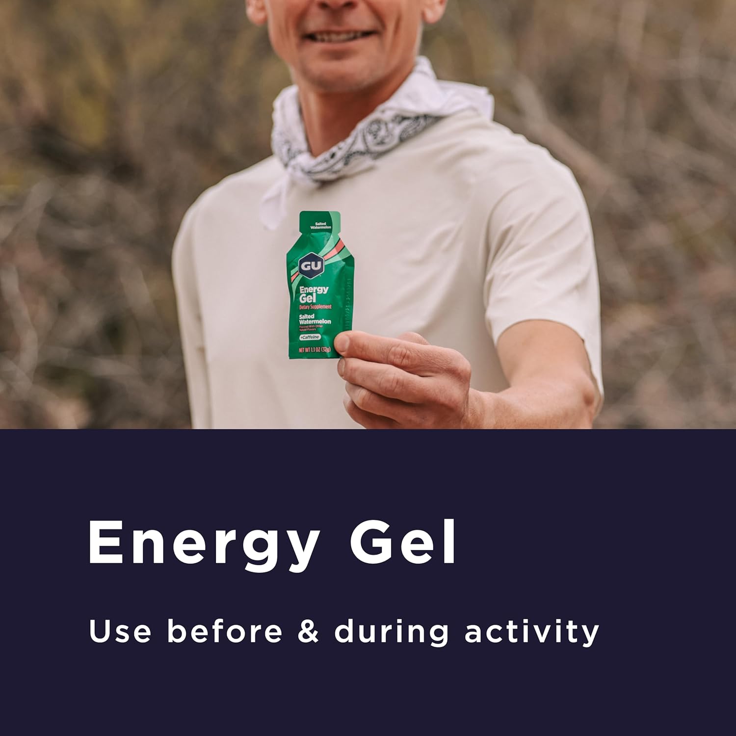 Gu Energy Original Sports Nutrition Energy Gel, Vegan, Gluten-Free, Kosher, And Dairy-Free On-The-Go Energy For Any Workout, 24-Count, Lemon Sublime