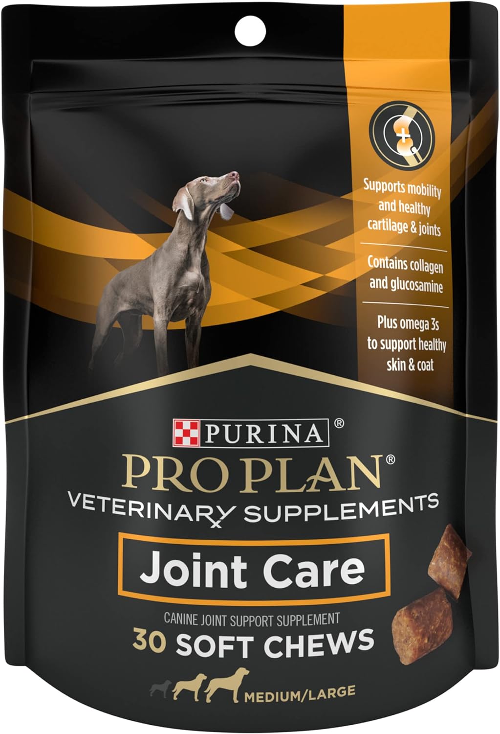 Purina Pro Plan Veterinary Joint Care Joint Supplement For Large Breed Dogs Hip And Joint Supplement - 30 Ct. Pouch