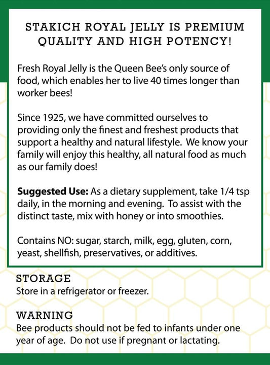Stakich Royal Jelly Fresh (2 Kg)
