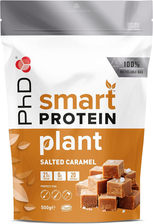 Phd Smart Plant, High Protein Vegan Shake, Ideal For Shakes, Baking And Deserts, Eton Mess Flavour, 20 Servings Per 500 G Bag (Pack Of 2)