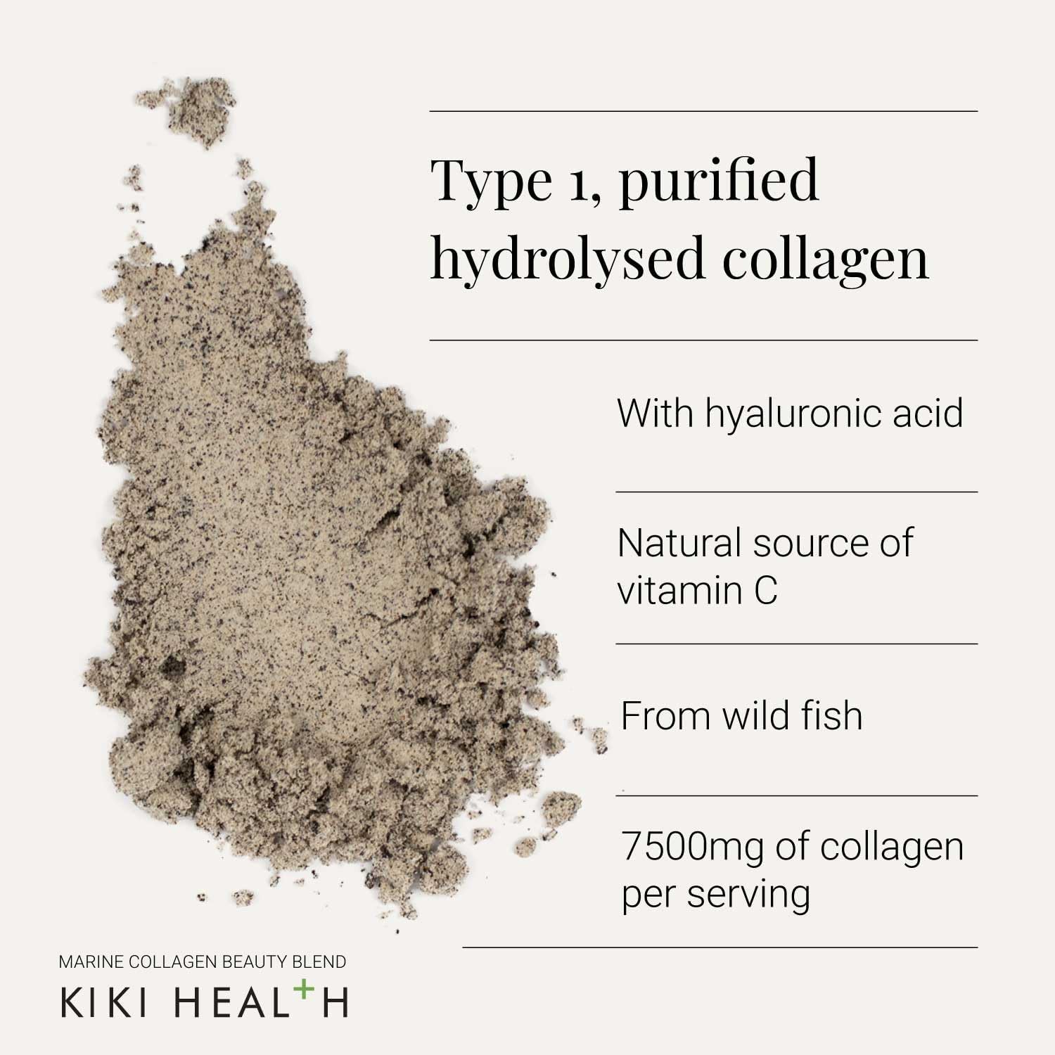 Kiki Health Marine Collagen Peptides Beauty Blend | Vital Protein Supplement for Skin, Hair Nails, Bones, Joints & Digestion | Hydrolysed Collagen with Vitamin C and Hyaluronic Acid - 20g : Amazon.co.uk: Health & Personal Care