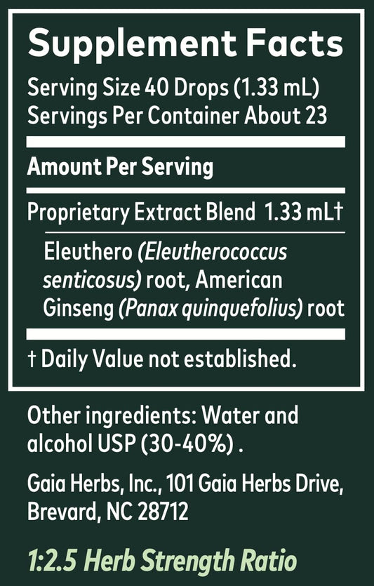 Gaia Hrebs Ginseng Supreme Supplements, 1-