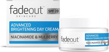 Fade Out Advanced Brightening Day Cream Spf20 With Niacinamide & Mulberry Exfoliating Daily Face Cream For Even Skin Tone 50Ml