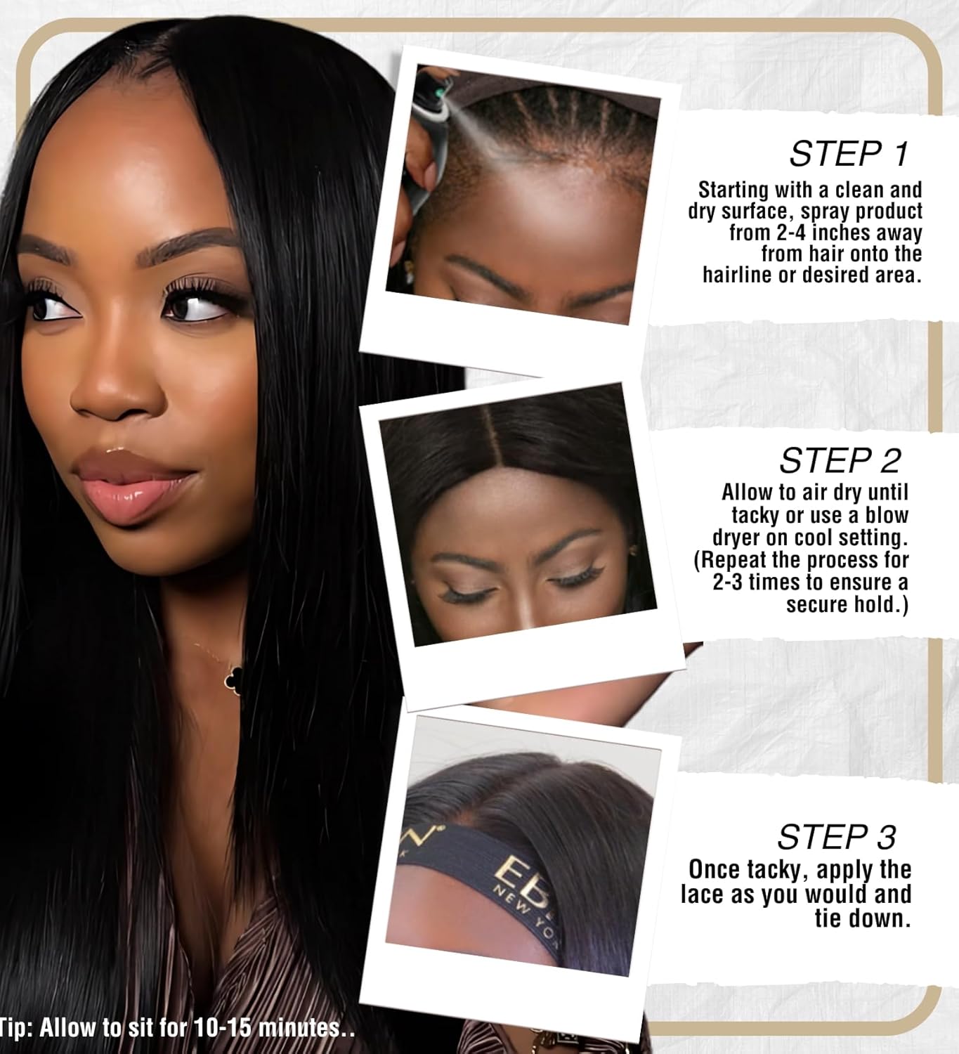 EBIN WONDER LACE BOND WIG ADHESIVE SPRAY - SUPREME (14.2OZ/ 420ML) : Amazon.co.uk: Beauty