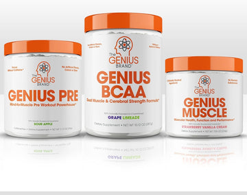 The Smart Muscle Building Bundle With Genius Pre, Bcaa, & Muscle Builder