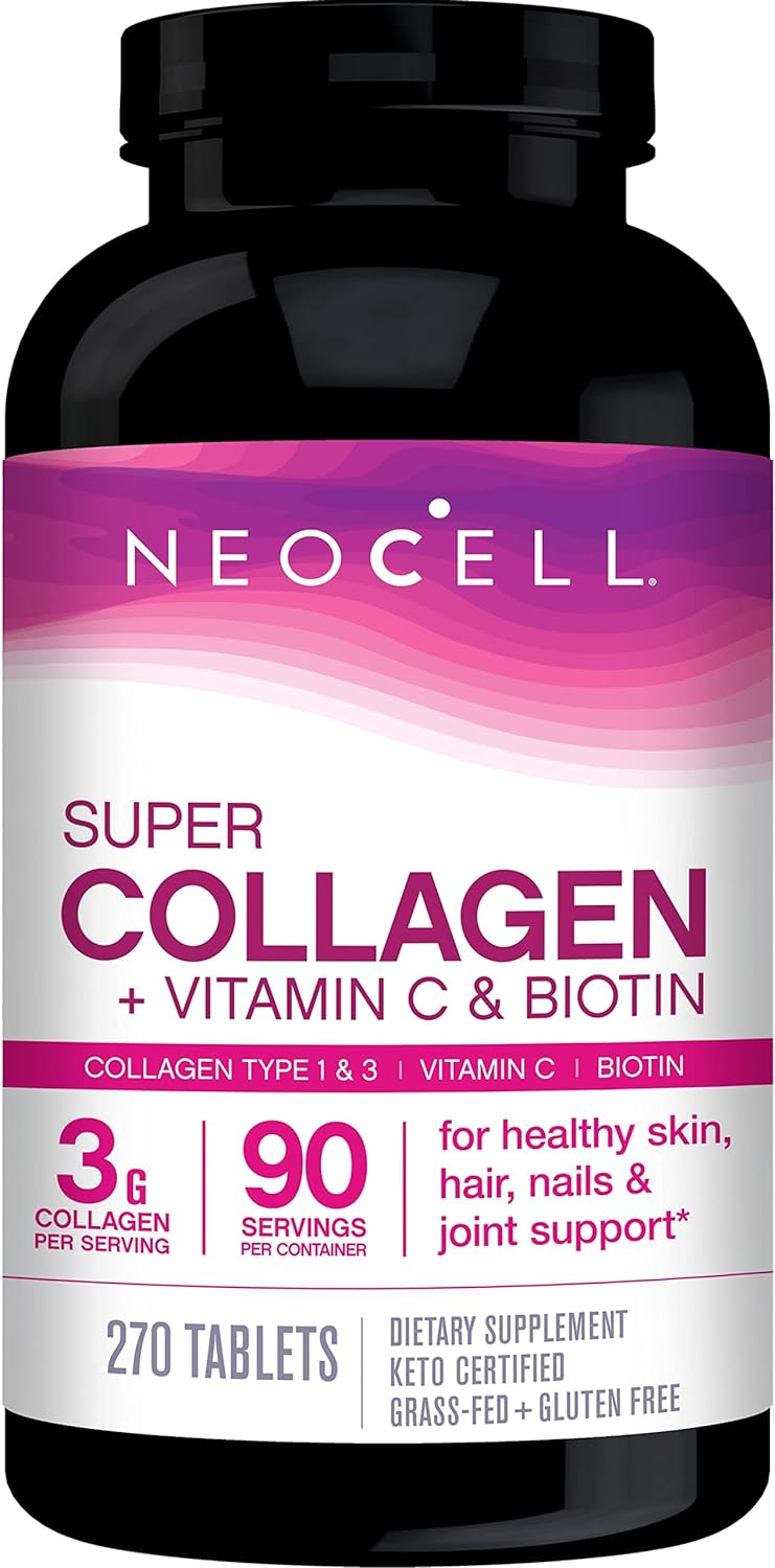 Neocell Super Collagen With Vitamin C And Biotin, Skin, Hair And Nails Supplement, Includes Antioxidants