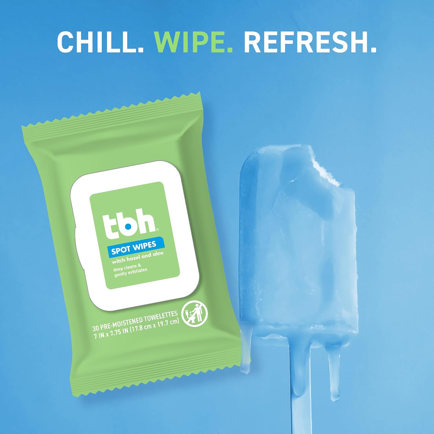 Tbh Kids Spot Foam Face Cleansing Wipes – Gentle Daily Skincare For Preteens & Teens With Oily, Dry & Sensitive Skin – Salicylic Acid & Witch Hazel – Paraben-Free & Dermatologist-Approved : Beauty & Personal Care